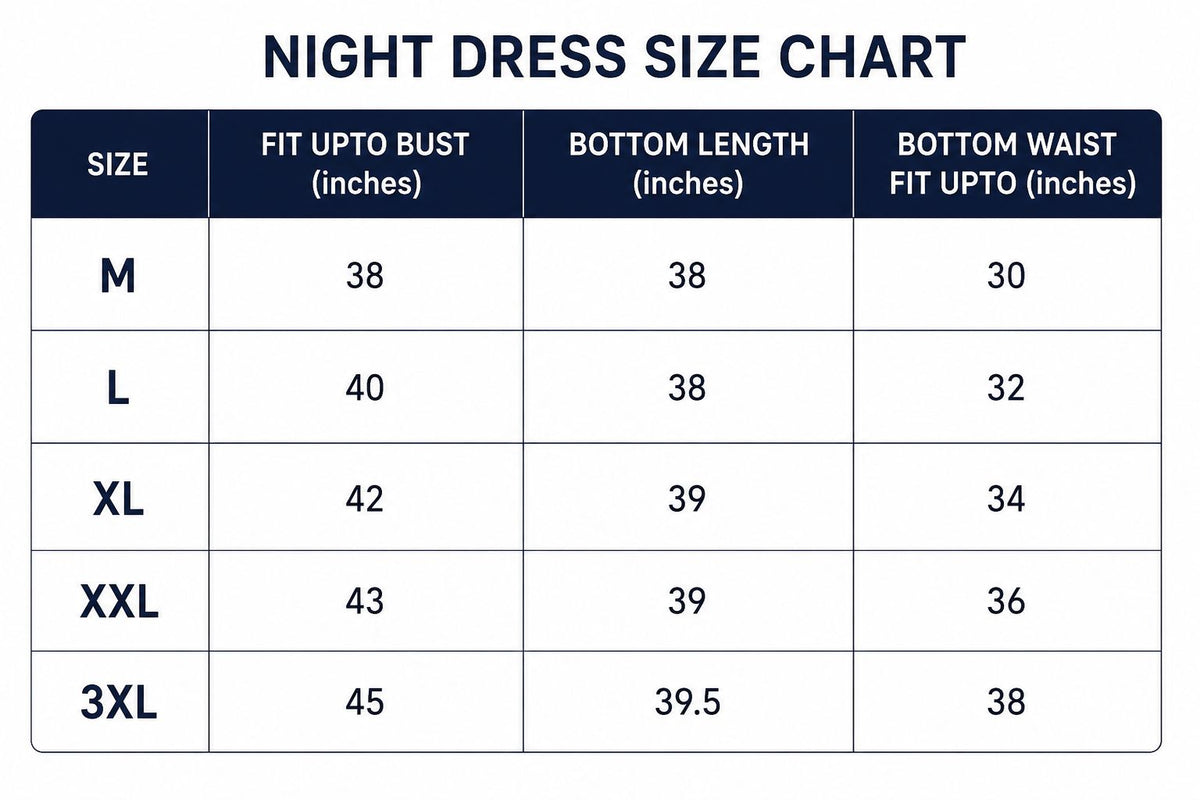 Padded 3-Piece Printed Night Suit