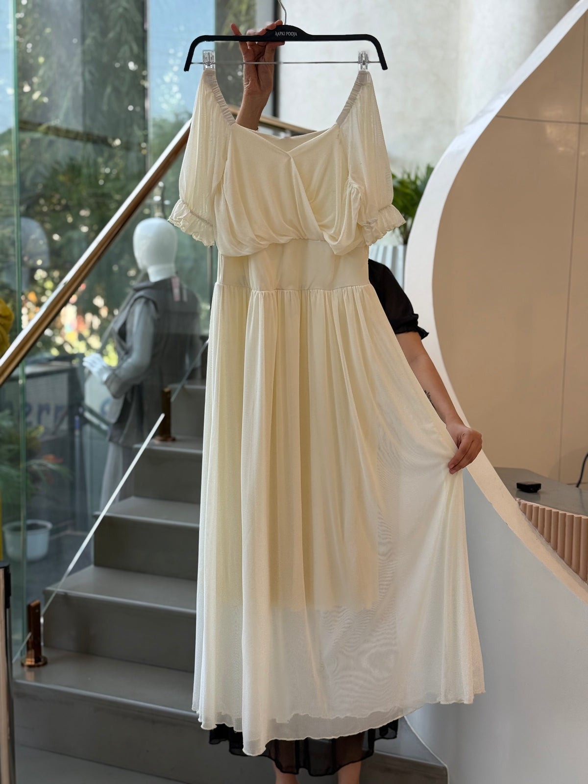 “Mocha Elegance Maxi Dress