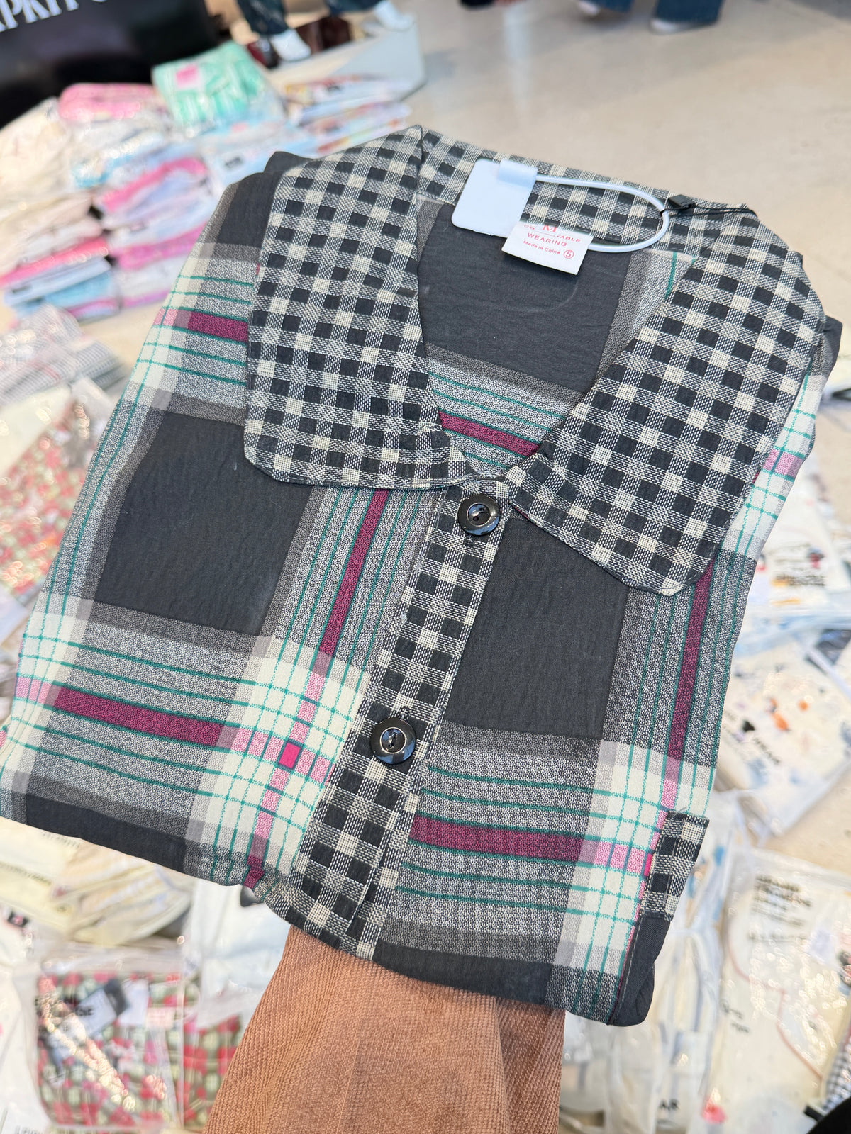 Printed Full Sleeve Shirt & Pyjama Night Suit – 2 Piece Set