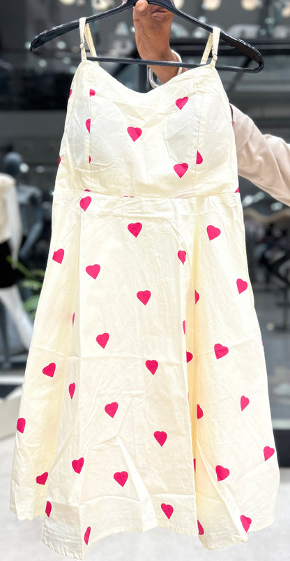 The heart detailing padded one piece