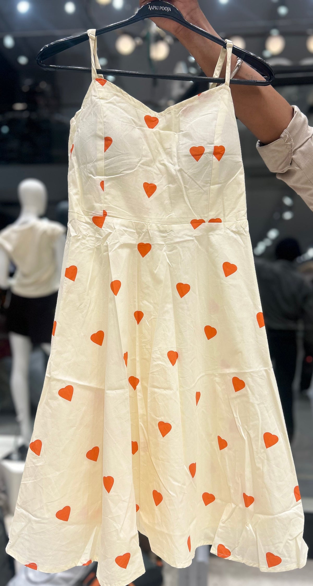 The heart detailing padded one piece